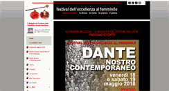 Desktop Screenshot of eccellenzalfemminile.it