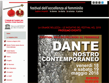 Tablet Screenshot of eccellenzalfemminile.it